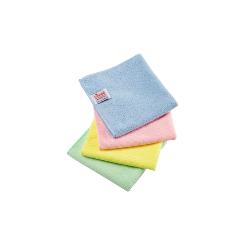 Lavette Microfibre - r-MicroTuff Base - Jaune - 1x5 Pièces